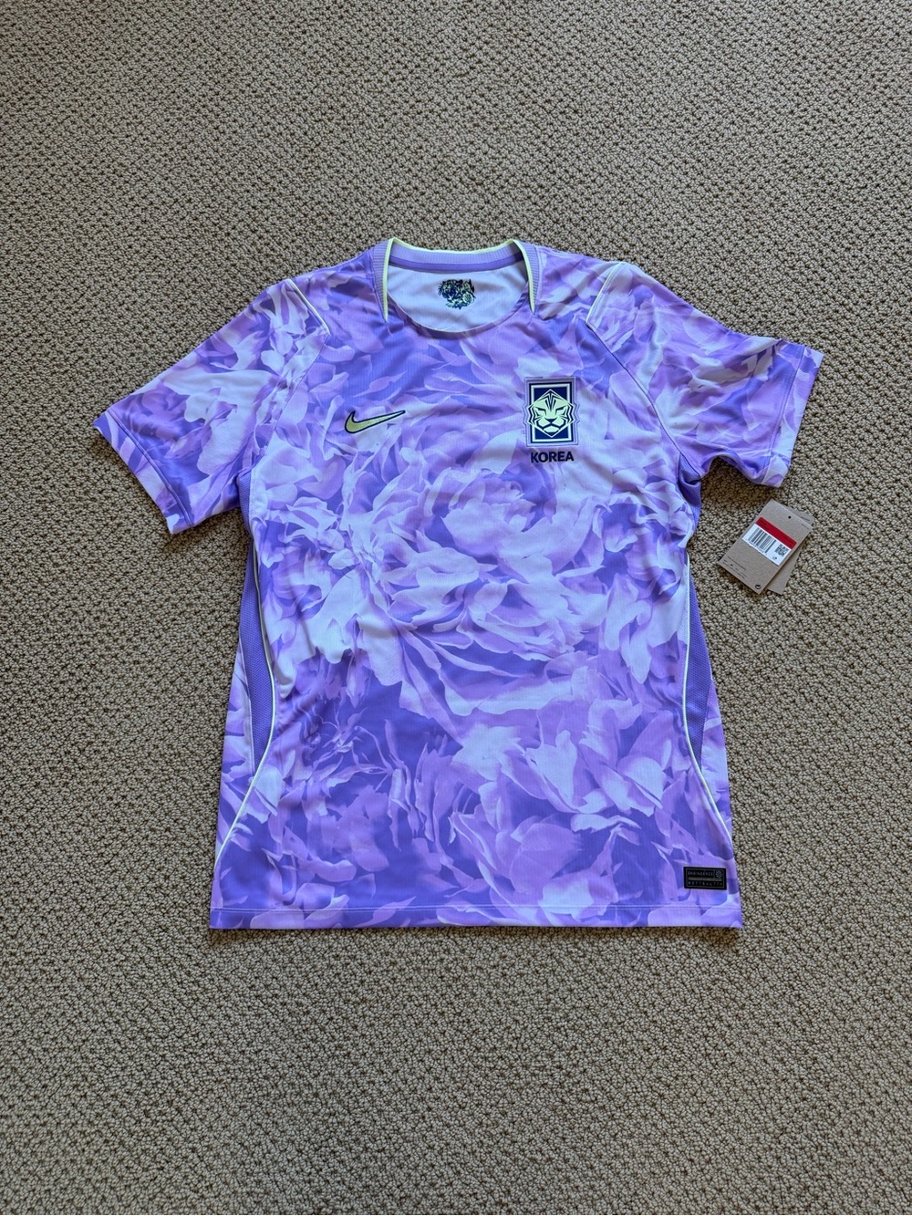 Nike South Korea KFA World Cup 2026 Stadium Home Jersey Purple (Men’s Large)
